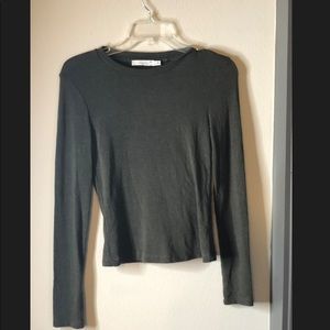Long sleeve green tee from Nordstrom